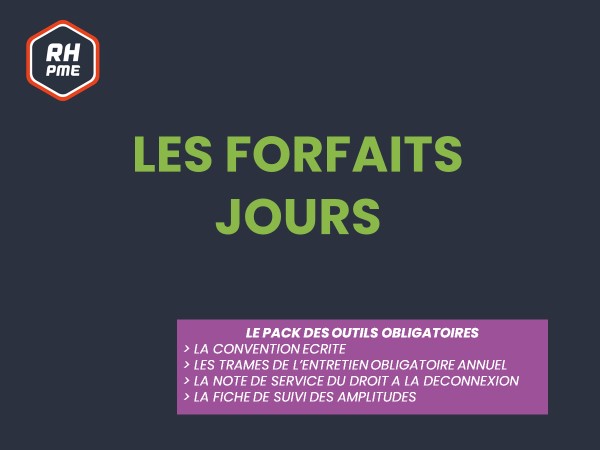 pack de sécurisation forfaits jours